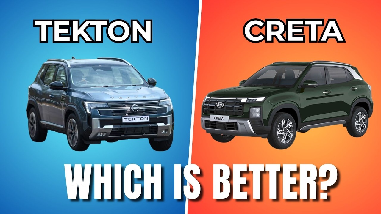 Nissan Tekton против Hyundai Creta: главная битва среднеразмерных кроссоверов! ⚔️