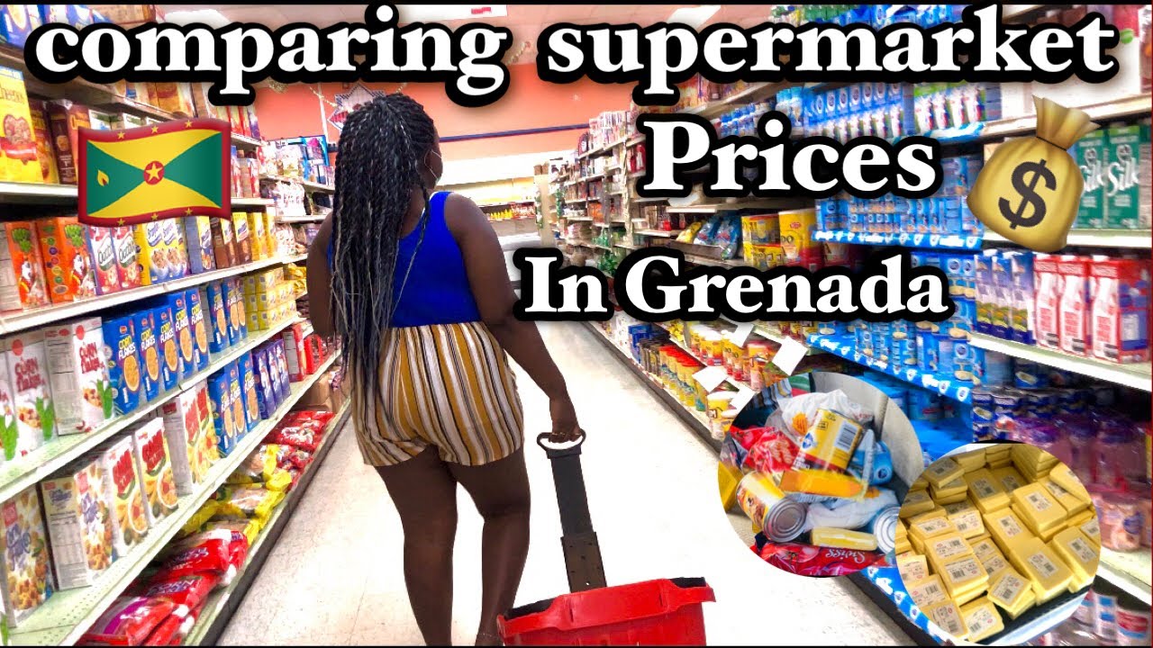 Comparing food prices at popular supermarkets in Grenada | cost of living in Grenada Vlogmas(Day 10)