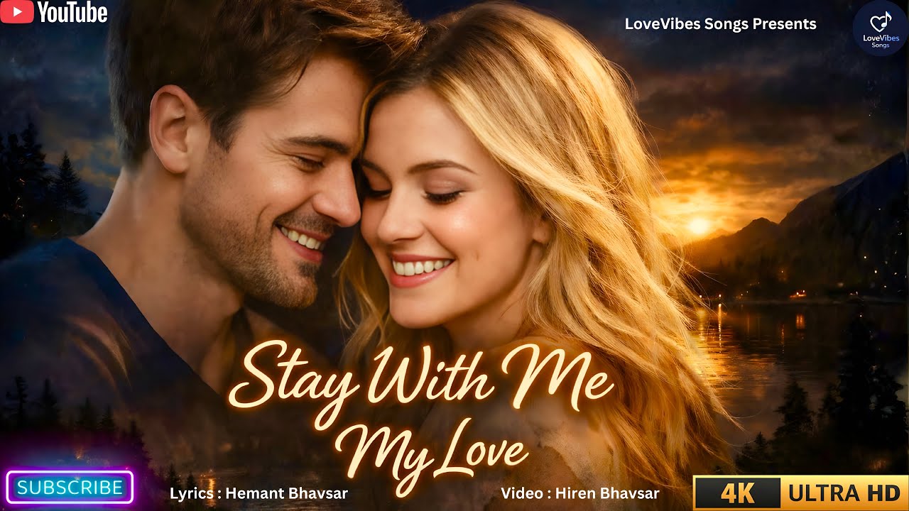 Stay With Me My Love | English Romantic Song heart-touching English love song with a Hollywood vibe 