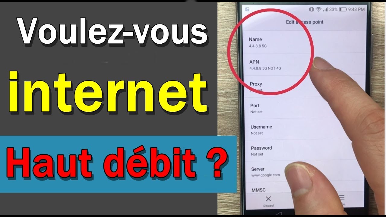 APN secret qui convertit la 4G en 5G sur n'importe quel r&eacute;seau | Augmenter la vitesse 4G