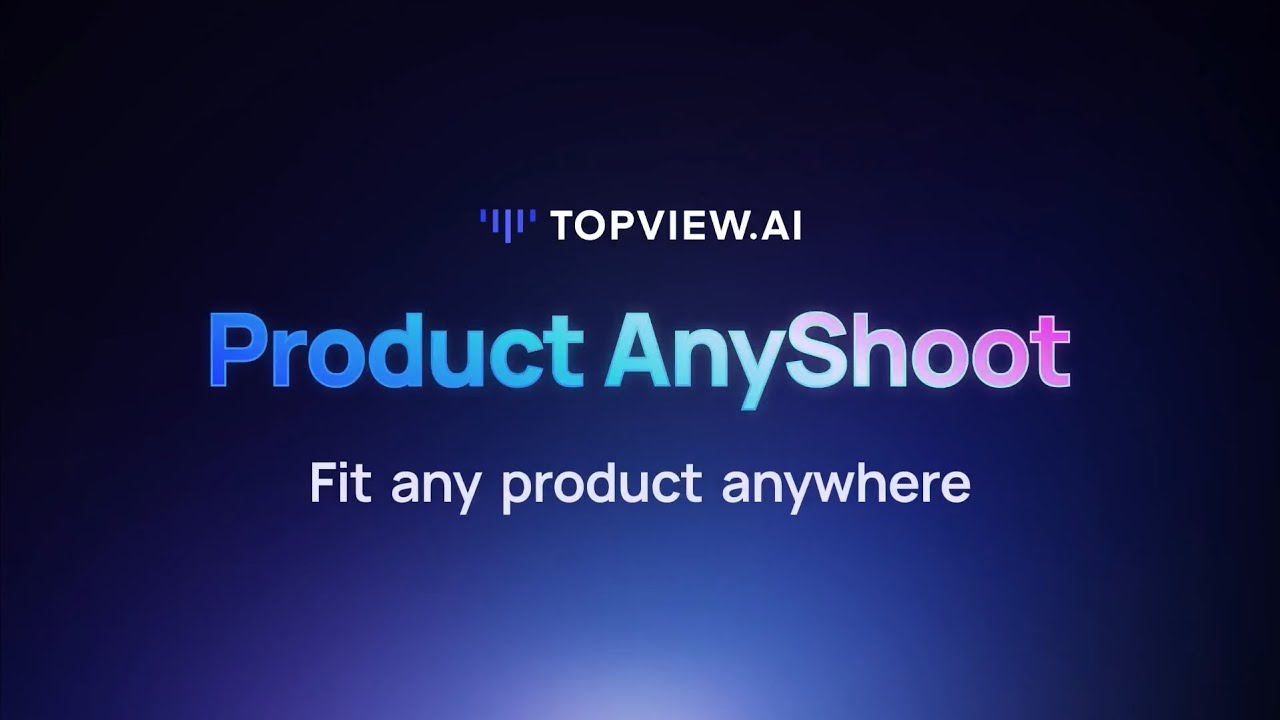TopView AI AnyShoot: Game-Changer for E-commerce & Marketing!
