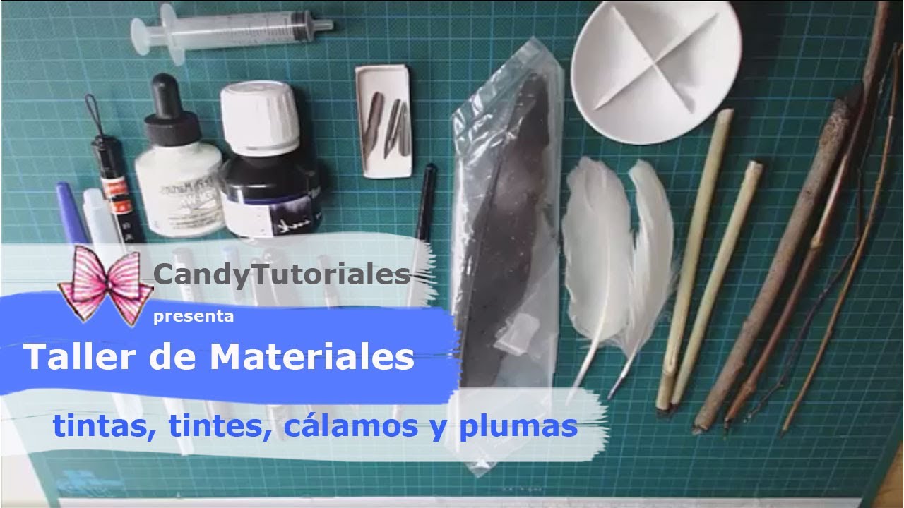 Taller de Materiales📚📝- tintas, tintes, cálamos y plumas