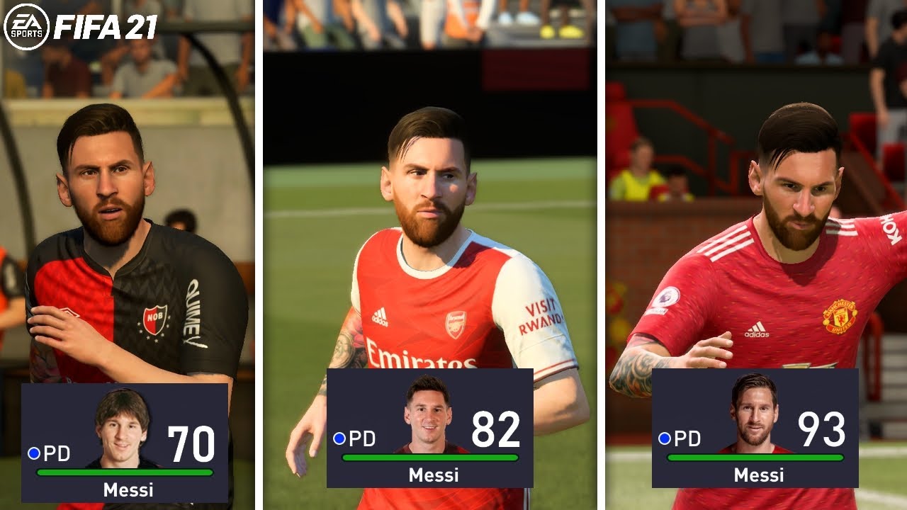 RECONSTRUINDO A CARREIRA DE LIONEL MESSI! | FIFA Experimento