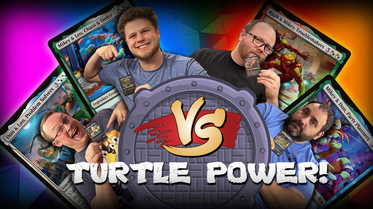 Teenage Mutant Ninja Turtles Commanders | Commander VS | Magic: the Gathering Gameplay