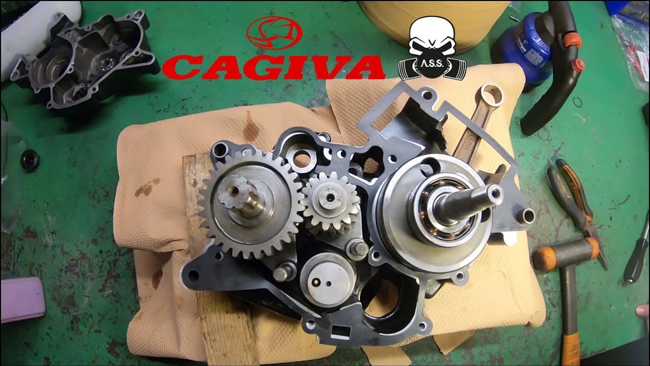 RICOMPONIAMO UN MOTORE CAGIVA MODIFICANDOLO!!