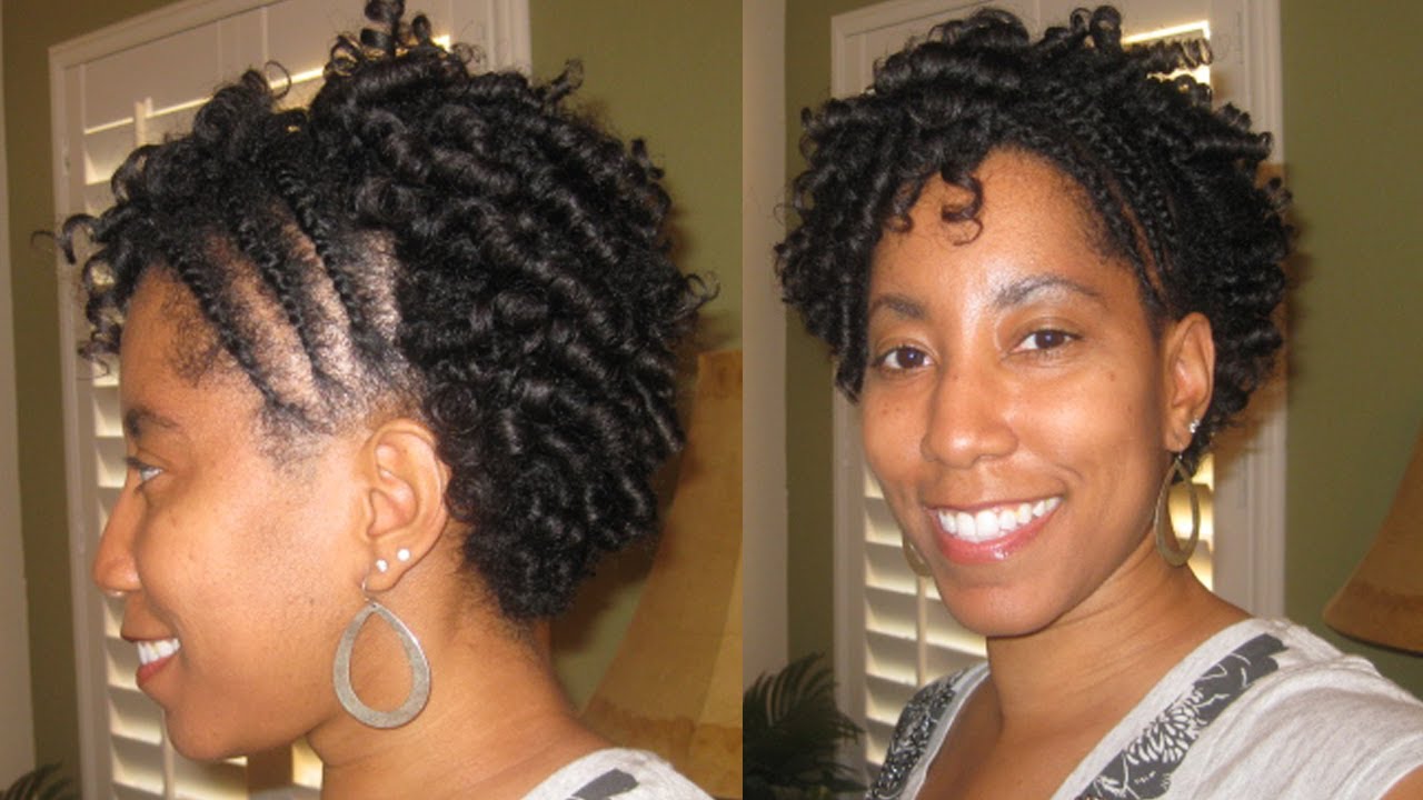 Vertical Flat Twist Style (Transitioning)
