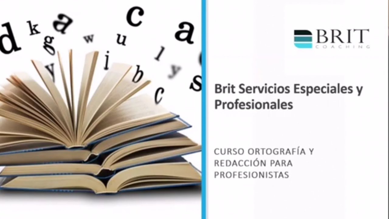 Curso ortografía y redacción para profesionistas 👌