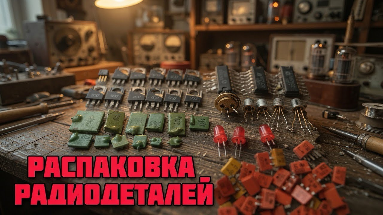 REVIEW OF VARIOUS VINTAGE YET VALUABLE ELECTRONIC COMPONENTS. DAILY VIEWER MAIL UNBOXING