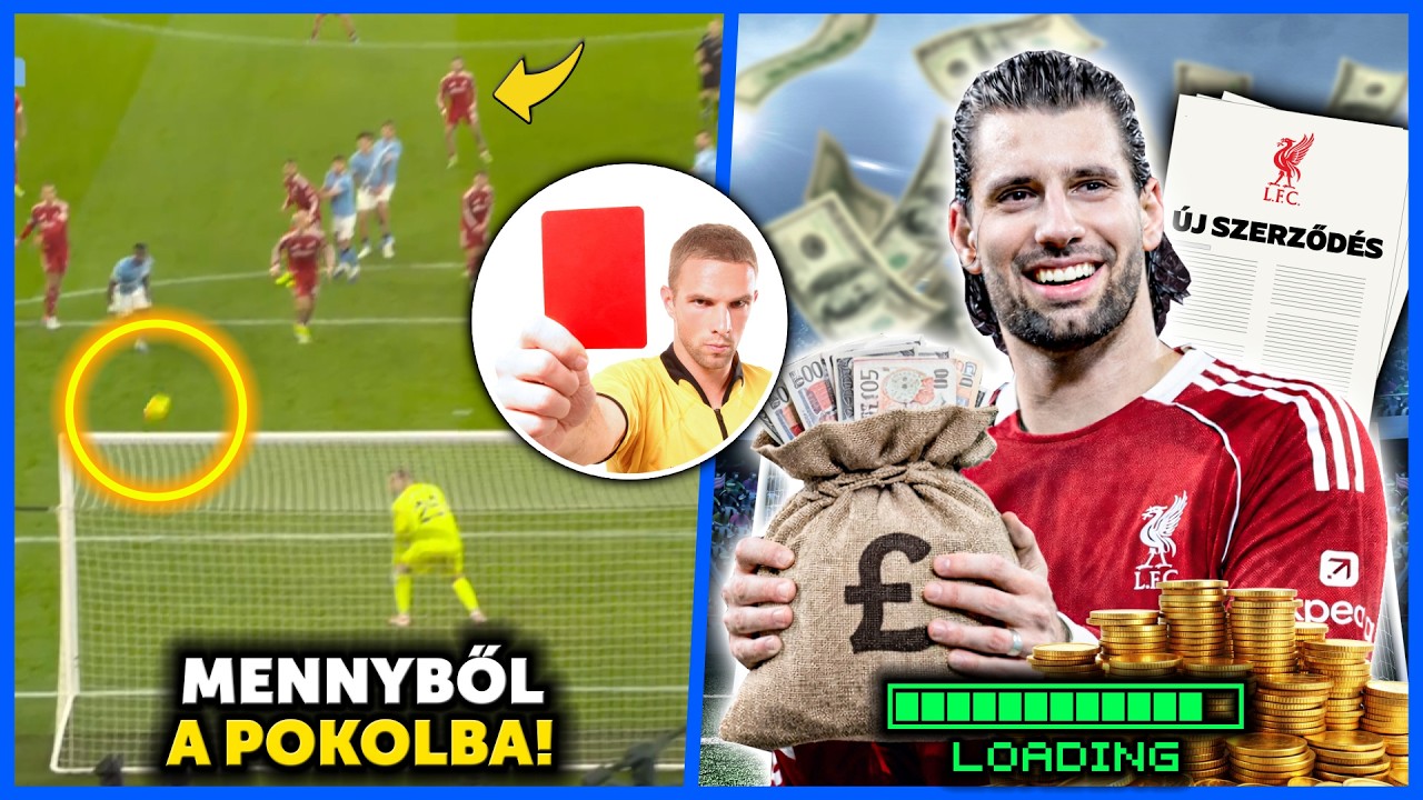 Szoboszlai: BOMBAGÓL és PIROS LAP a ManCity ellen! + Közel a SZERZŐDÉSHOSSZABBÍTÁSA!