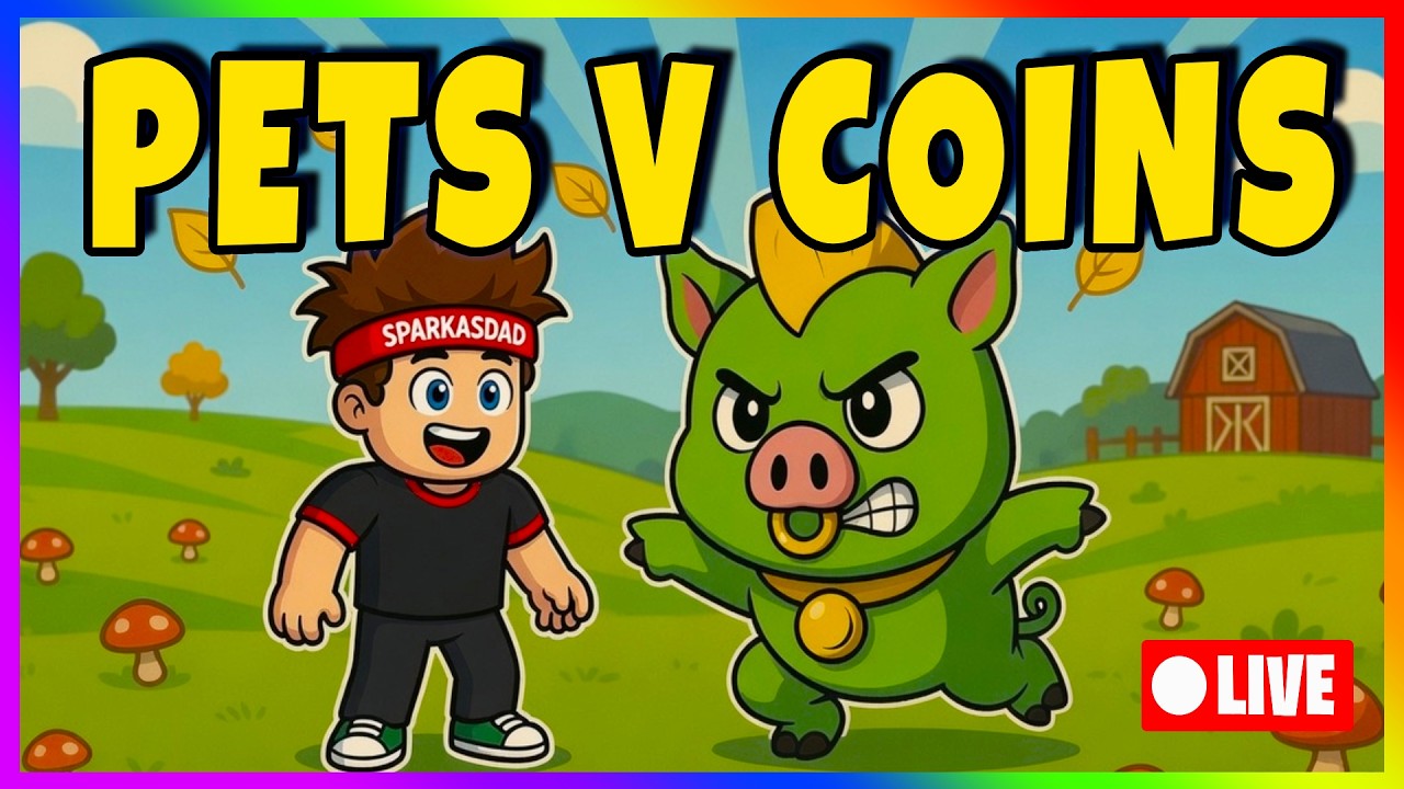 🔴LIVE 🌻 PETS vs COINS! 🪙PT 2! 🌱 UPDATE in Pet Simulator 99| #PetSimulator99 #roblox #petsim99