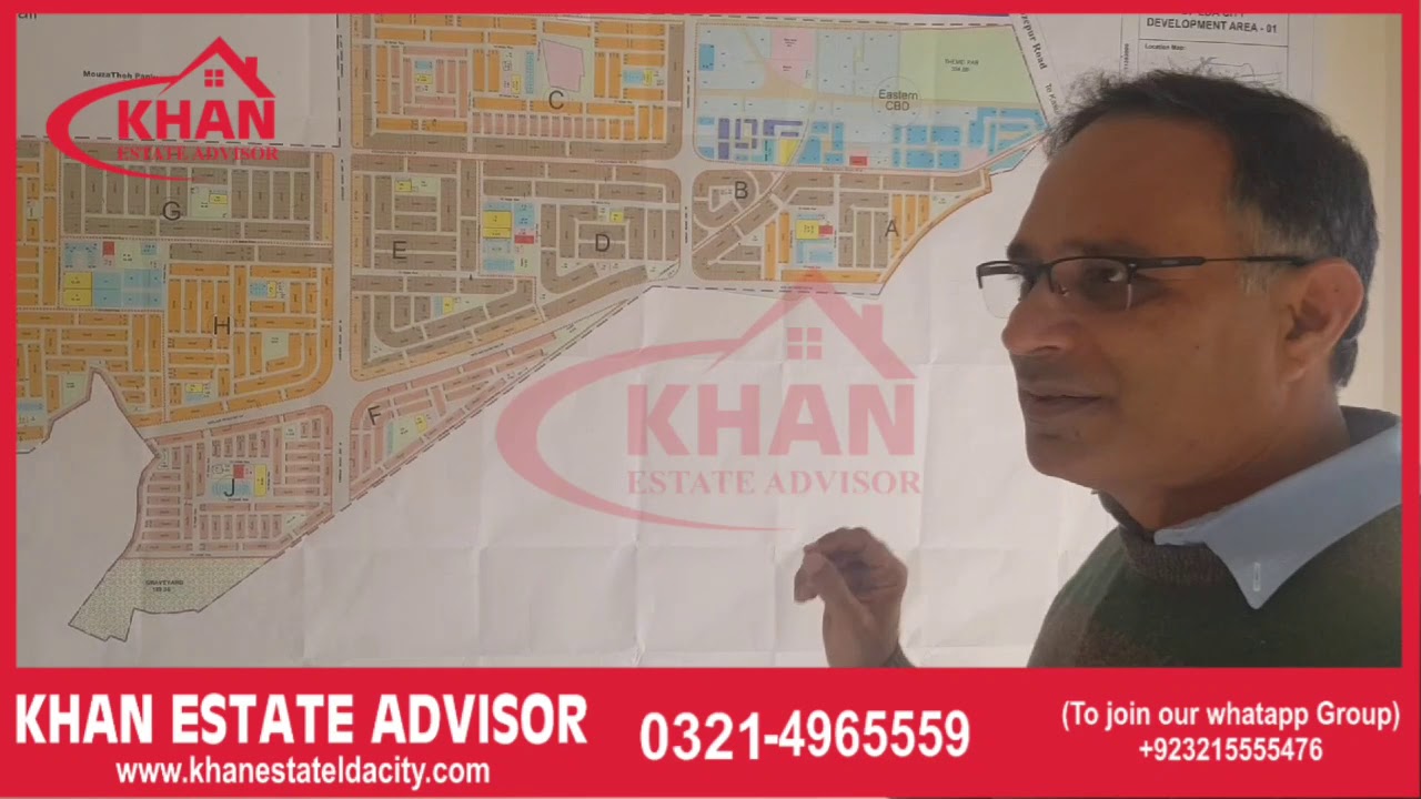 LDA City Phase 1 | General Views on Phase 1 Map By Aamir Ali & Jamshaid Khan