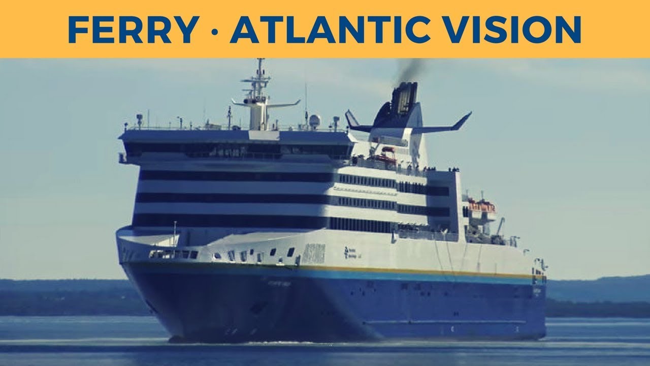 Departure of ferry ATLANTIC VISION in North Sydney (Marine Atlantic)