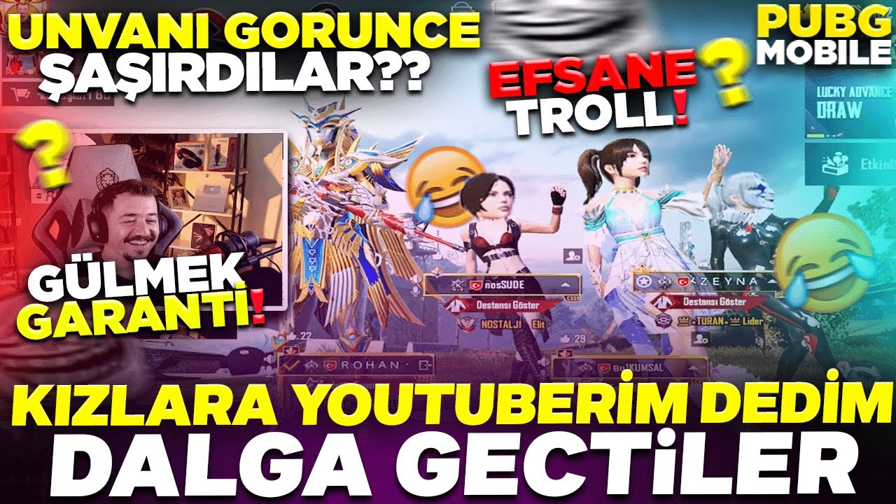 GARİBAN OLARAK GİRDİĞİM OYUNDA YOUTUBERİM DEDİM İNANMADILAR PUBG PARTNER ÜNVANIMI TAKINCA ŞAŞIRDILAR