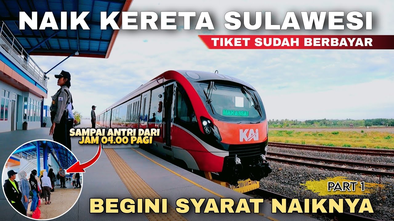 Part 1 | NAIK KERETA API DARI MAKASSAR KE PAREPARE BERSAMA KELUARGA - Cak Hanto