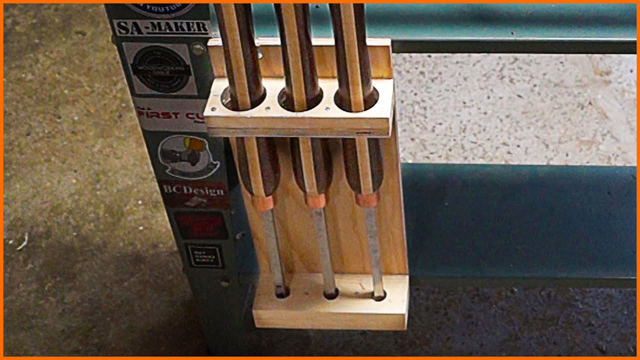 Quick Woodturning Tools Rack