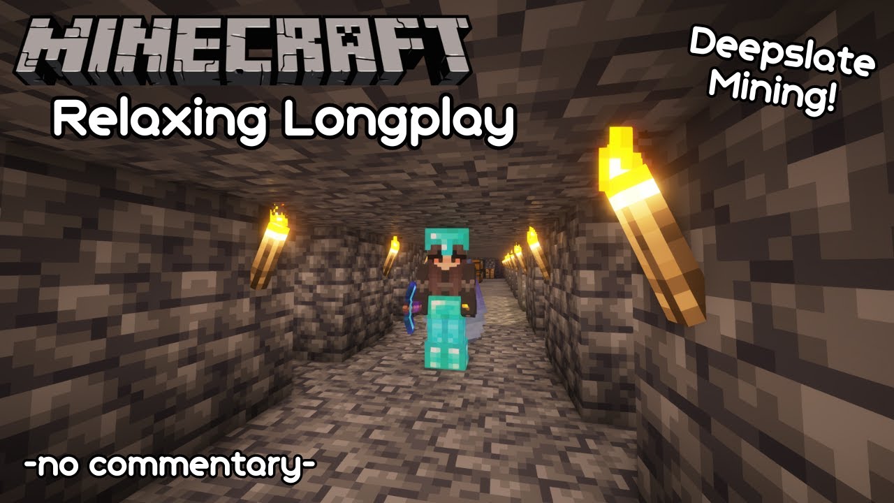 Deepslate Strip Mining | Minecraft Relaxing Longplay (no commentary) | 1.20