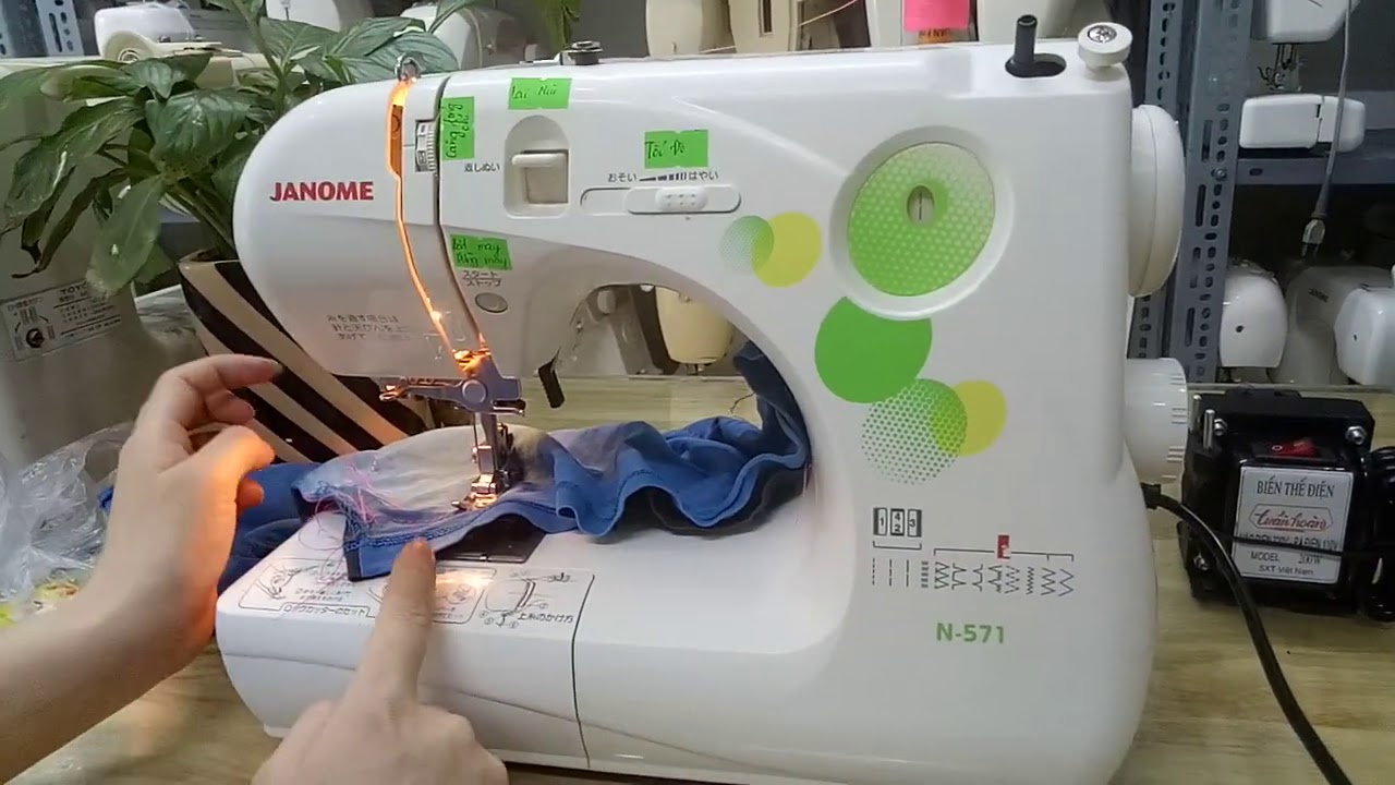 Hướng dẫn sử dụng máy may janome N 571 - Mai Trần 0989570162