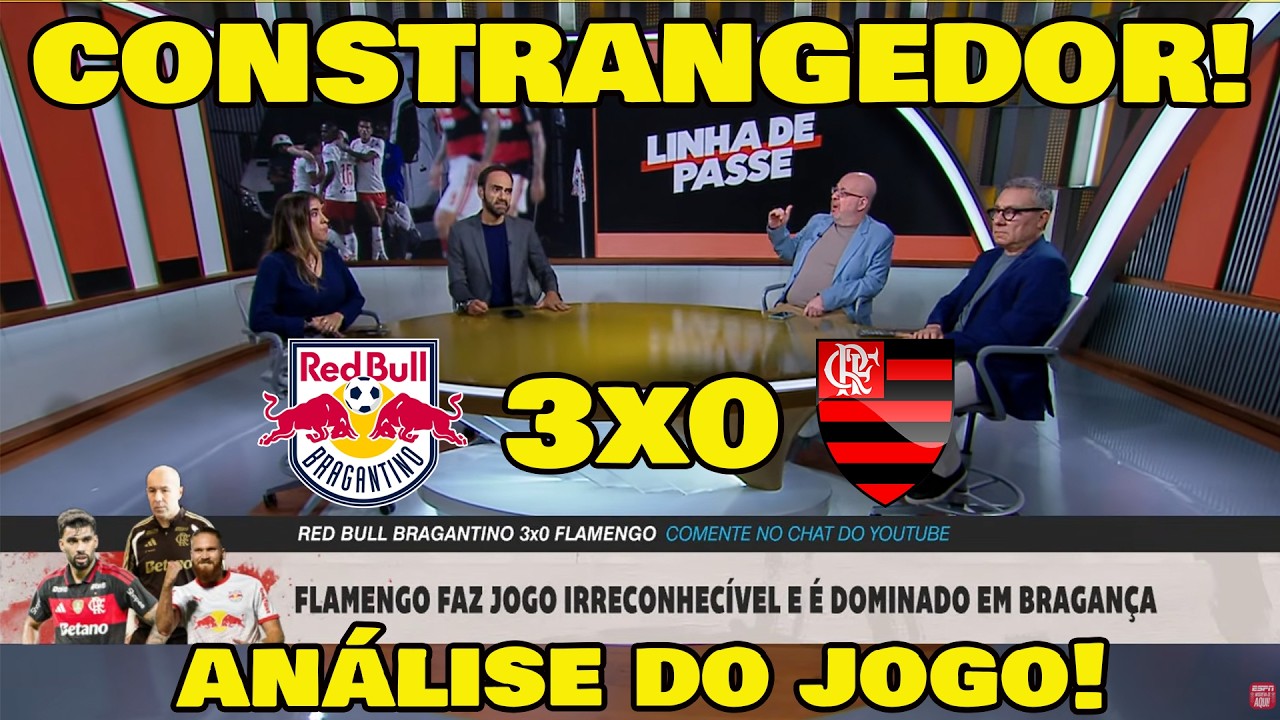 OLHA O QUE A IMPRENSA FALOU DE... BRAGANTINO 3x0 FLAMENGO IRRECONHEC&Iacute;VEL!