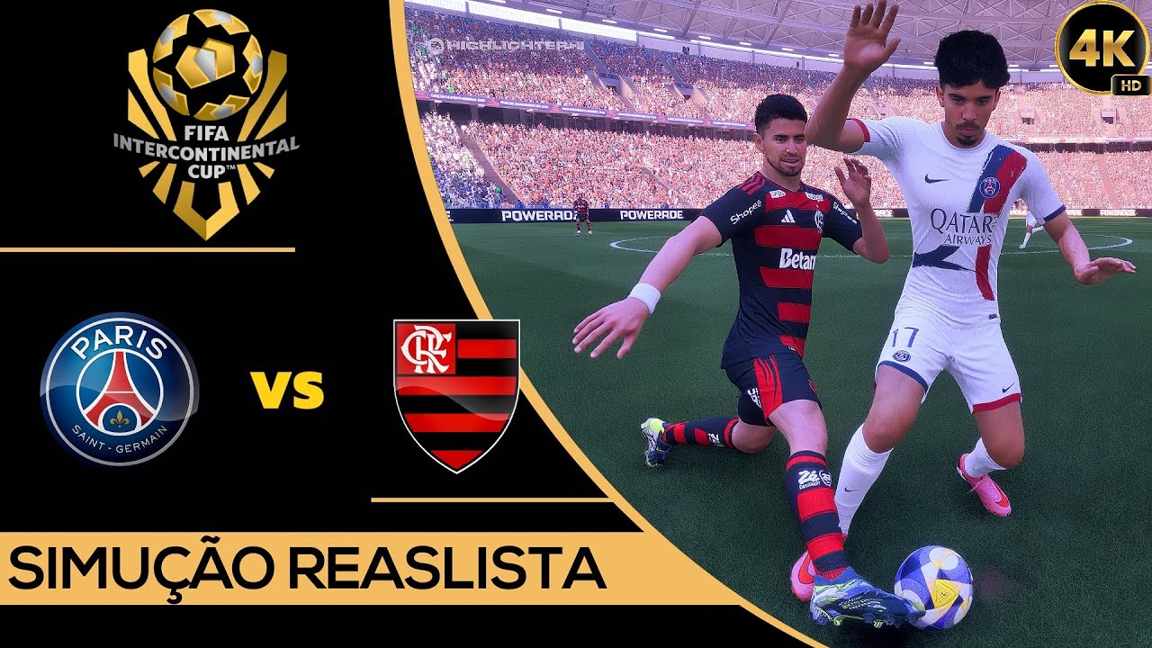 FC 26 | Psg vs Flamengo | FINAL do Mundial de Clubes 2025 | EA Sports FC 26 4K60FPS Simulação.