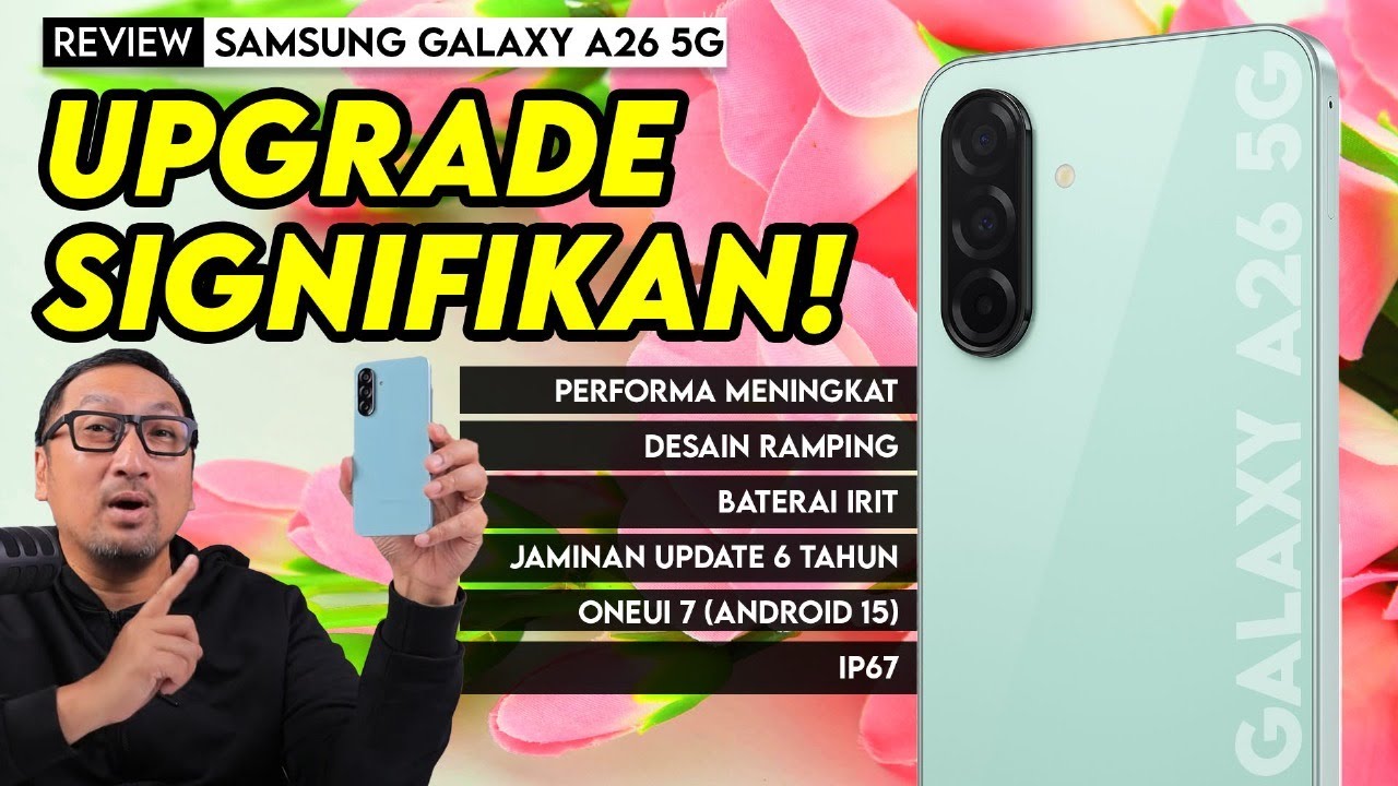 Lebih Kencang & Tipis, Update 6 Thn, Tahan Air IP67 | Review Samsung Galaxy A26 5G