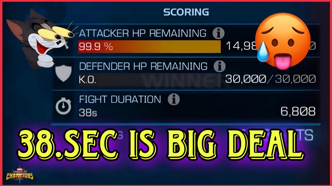 Fastest K.O Battlegrounds Season 13 for me - MCOC