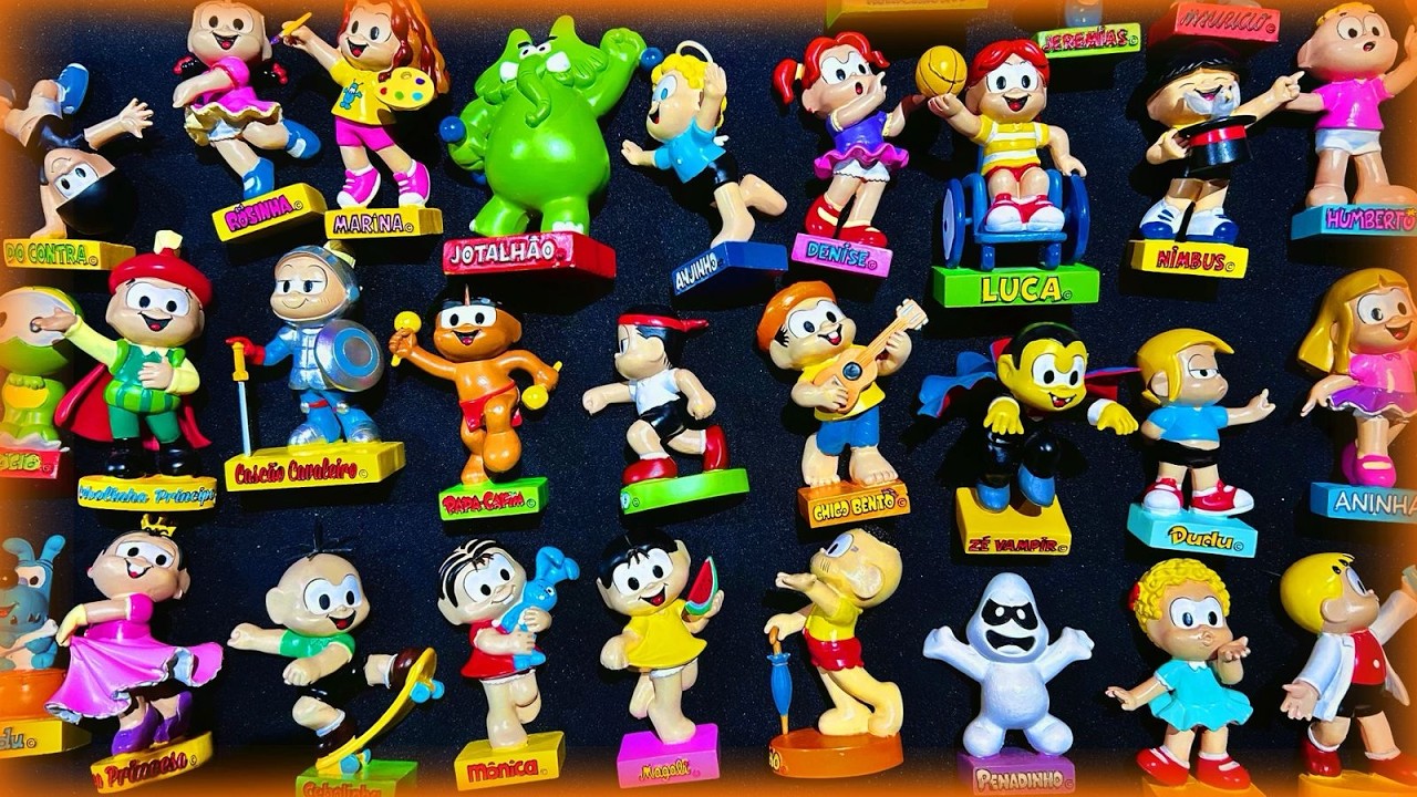 COLEÇÃO COMPLETA - Miniaturas Turma da Mônica SALVAT (Parte 01)