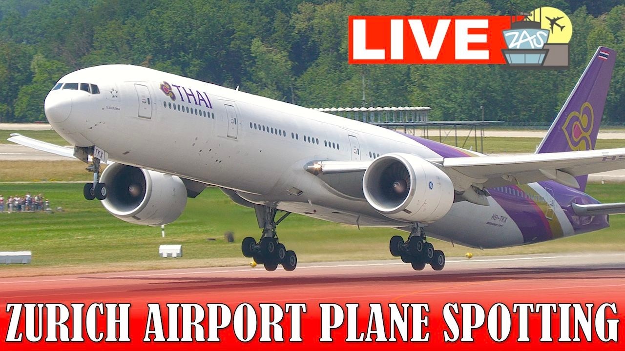 🔴LIVE Summer Sunday RUSH HOUR at Zurich Airport🔴
