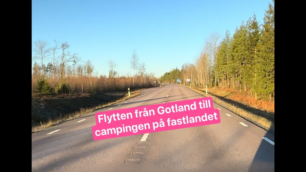Jag flyttar från Visby till en vinteröppen camping i södra Sverige