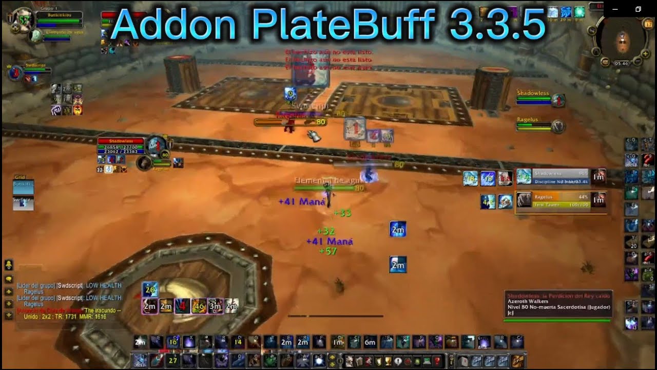 Addon PlateBuff 3.3.5 configuración