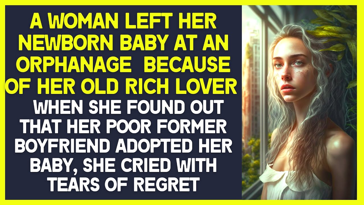 A woman abandoned her newborn for an old millionaire.  Later  her ex-boyfriend had adopted