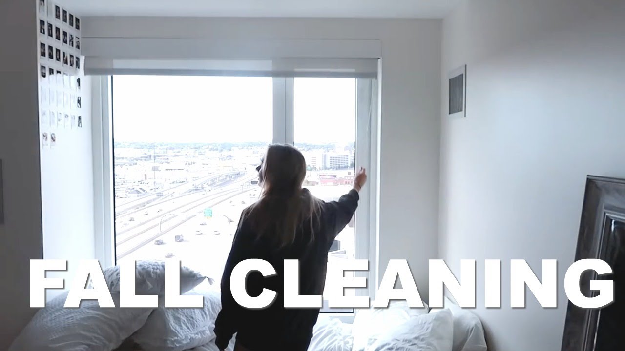 GETTING MY APARTMENT CLEAN FOR THE FALL