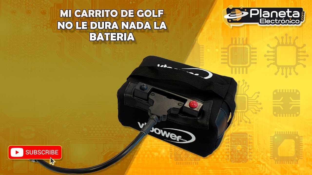 Mi carrito de golf no le dura la batería