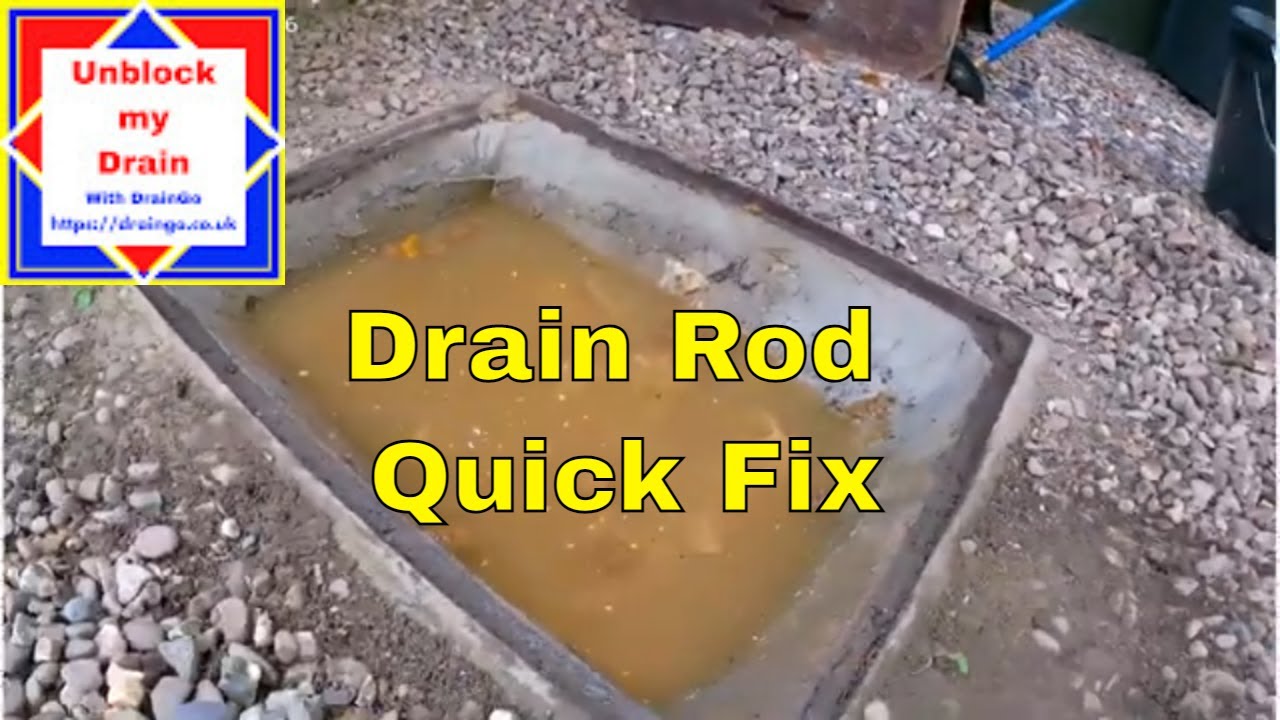 Drain rod quick unblock | Blocked drain