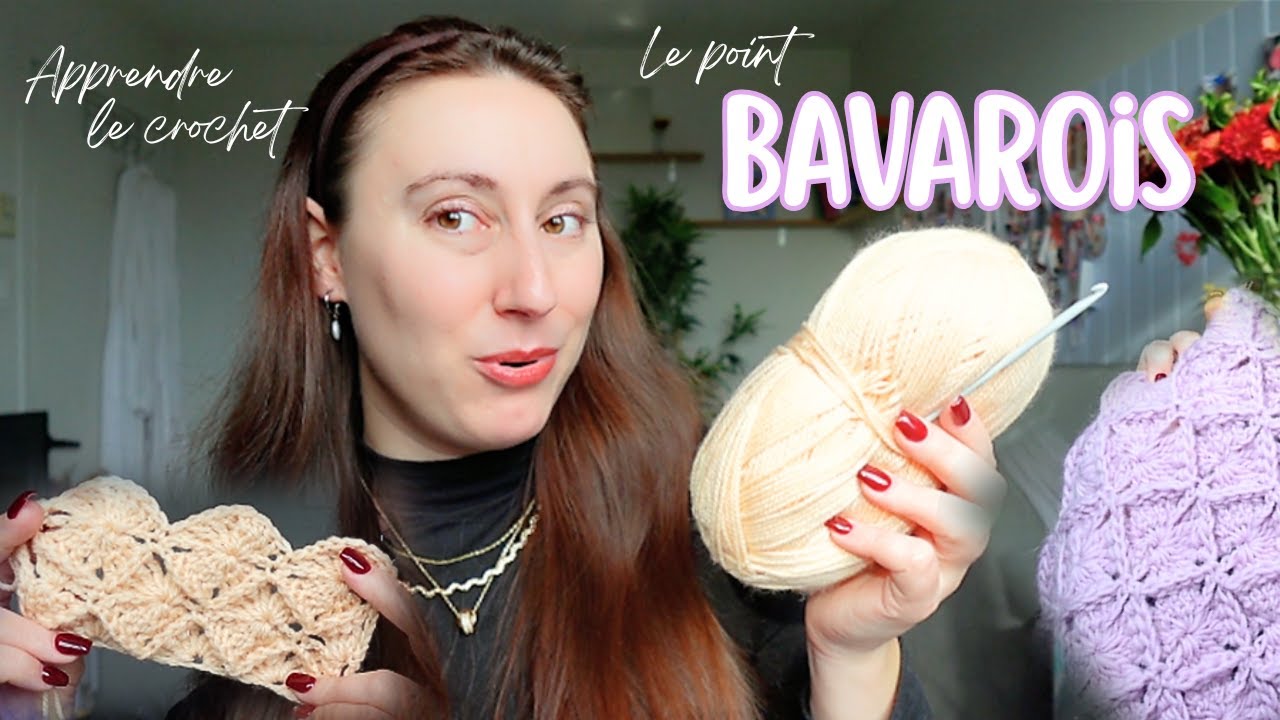 Le Point Bavarois au Crochet - Apprendre le crochet - Bavarian Stitch