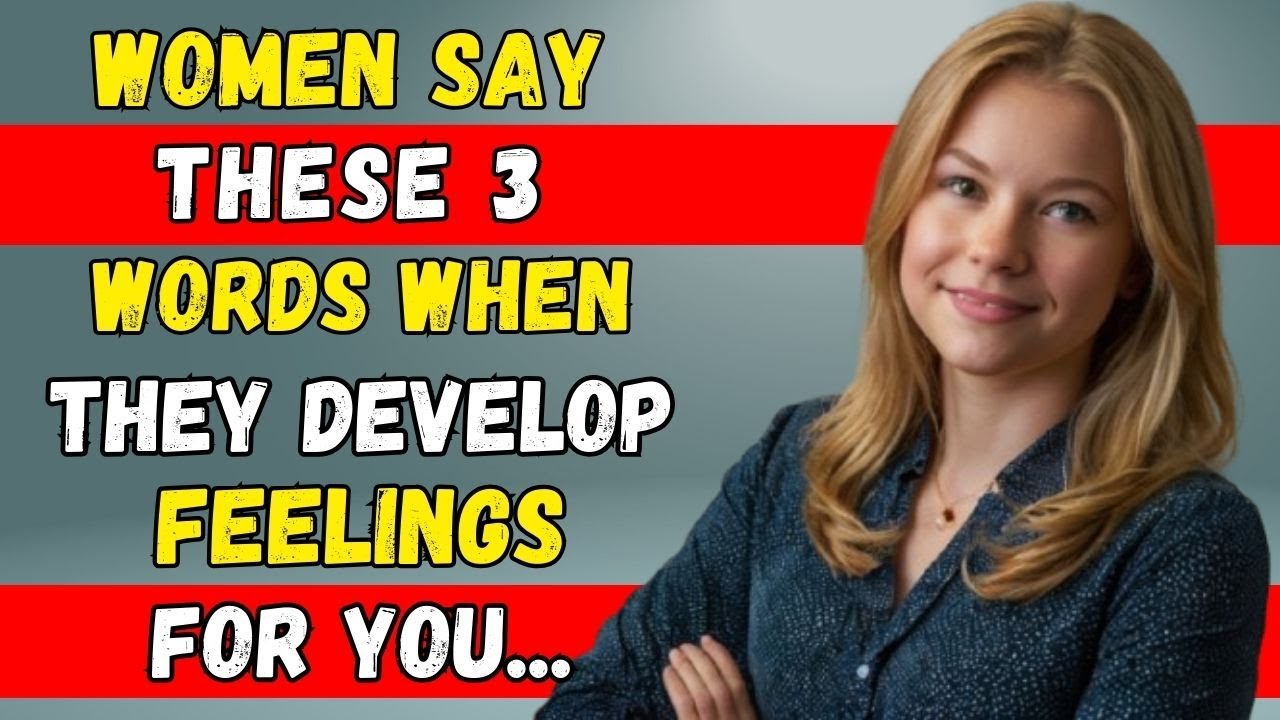 Women Say These 3 Words When They Develop Feelings For You...