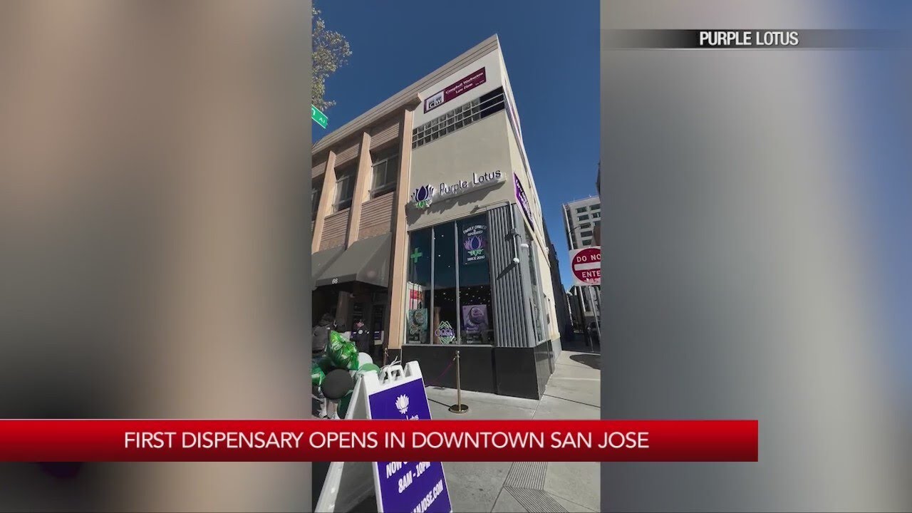 1st cannabis dispensary opens in downtown San Jose