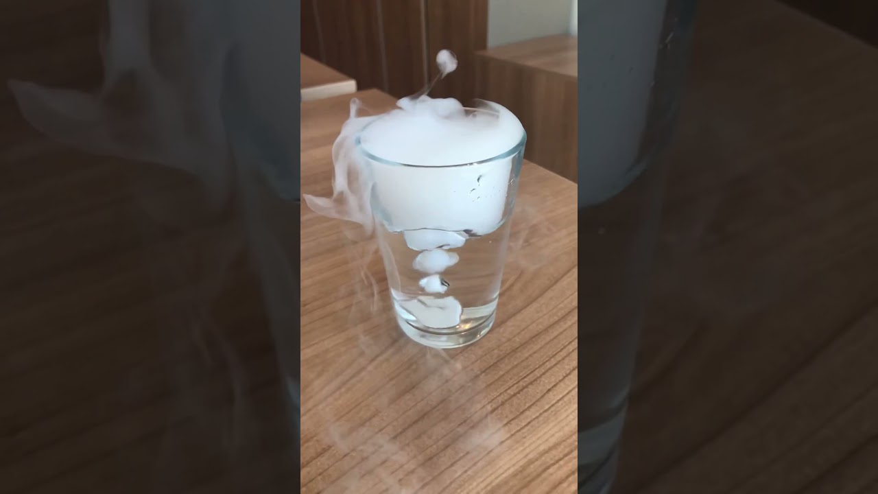 Kuru buz suya atılınca ne olur sonu&ccedil; bu :)