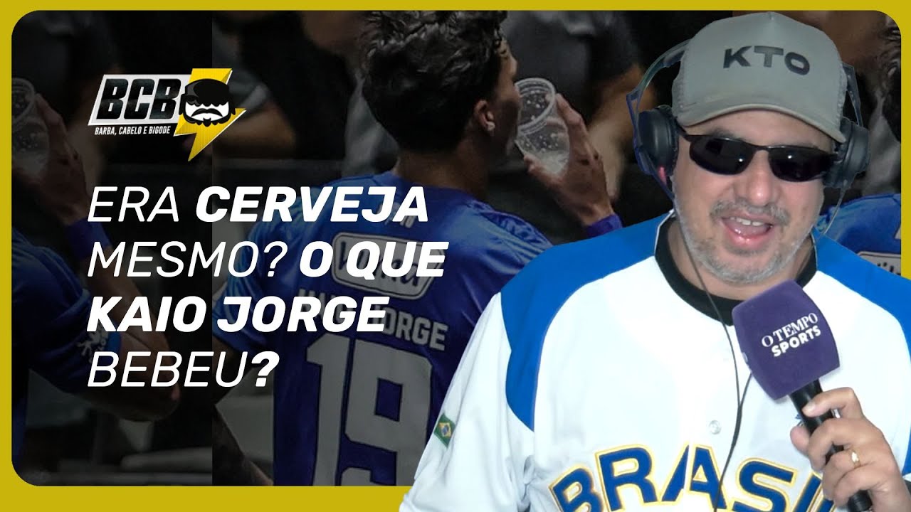 Era CERVEJA mesmo? Comentaristas ANALISAM líquido misterioso em comemoração de KAIO JORGE