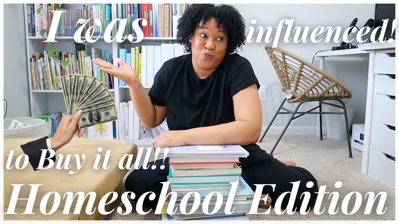 ALL OF THE HOMESCHOOL CURRICULUM & BOOK I WAS INFLUENCED TO BUY FROM YOUTUBE HOMESCHOOL MOMS!