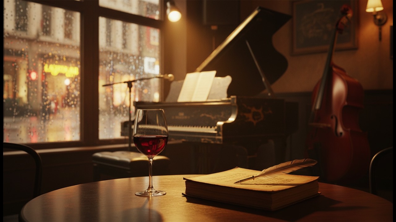 Healing Jazz Bar for Tired Souls 🍷 Relaxing Jazz Music for Sleep, Study & Stress Relief