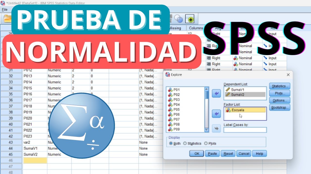 Prueba de Normalidad en SPSS (Rápido y Fácil) ✅