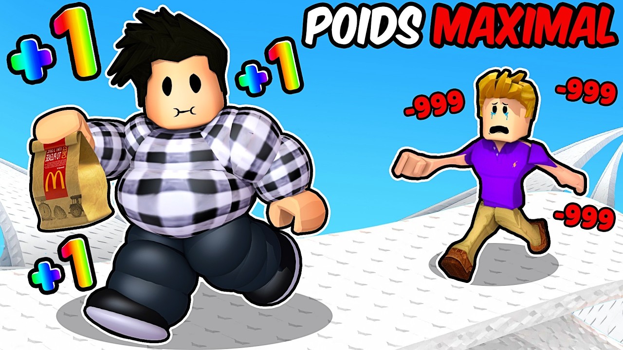 MANGER +1 PAR SECONDE POUR DEVENIR ÉNORME ET PAS SEC SUR ROBLOX...