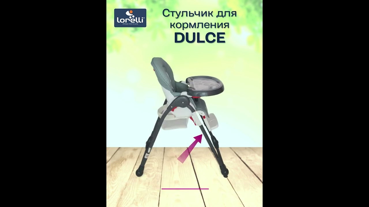 Стульчик для кормления Lorelli Dulce