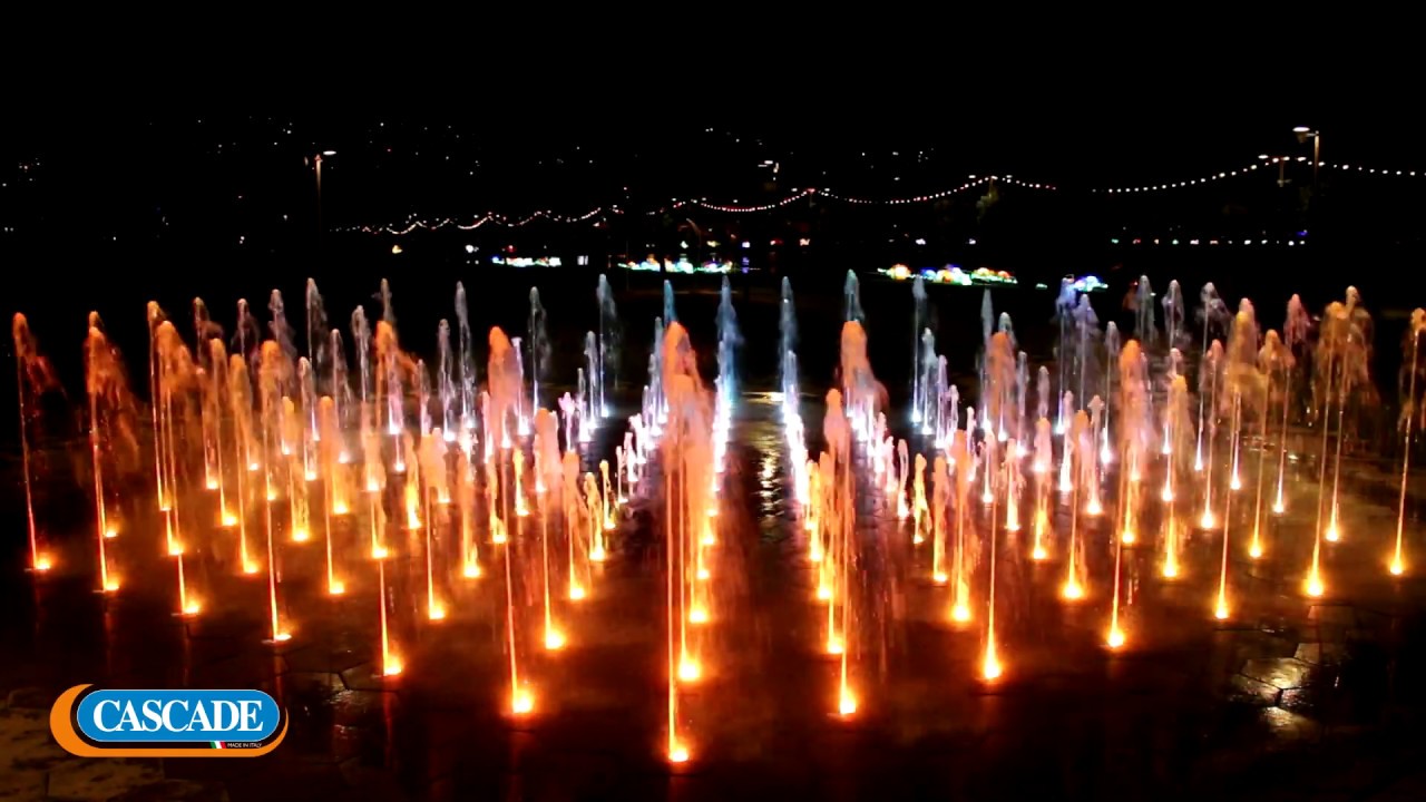CASCADE - Dancing dry fountain, Koper / Fontana danzante a pavimento, Capodistria