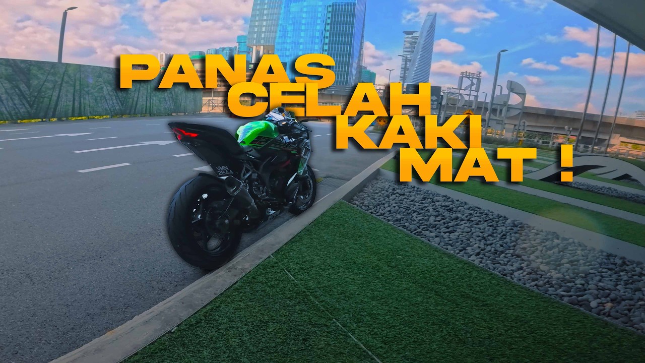 BULAN PUASA JADI EXTRA PANAS MOTOR NI | KAWASAKI ZX25R | INSTA360 ACE PRO | 4K
