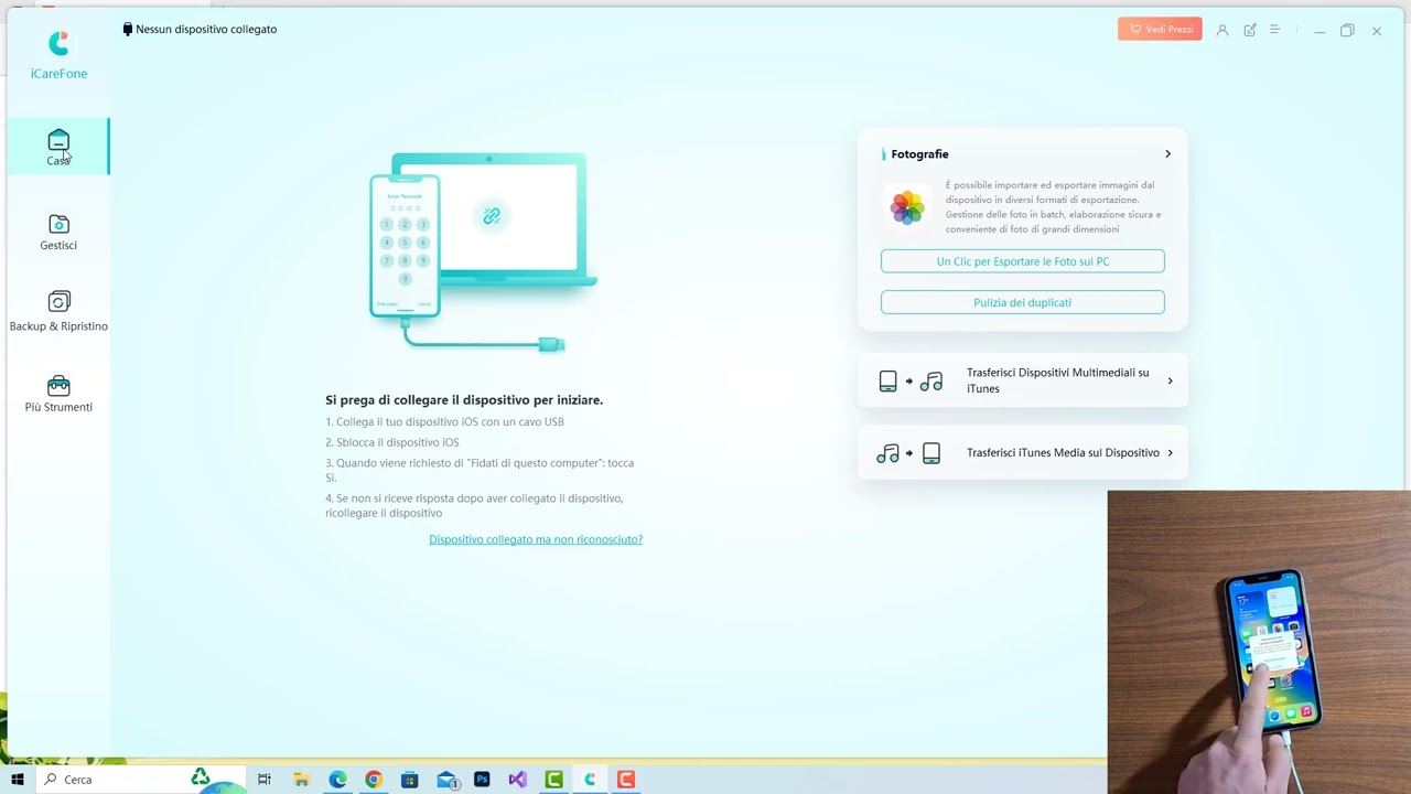 Copia Foto, Video e File da iPhone o iPad verso PC e Mac e viceversa tramite iCareFone | GiovaTech