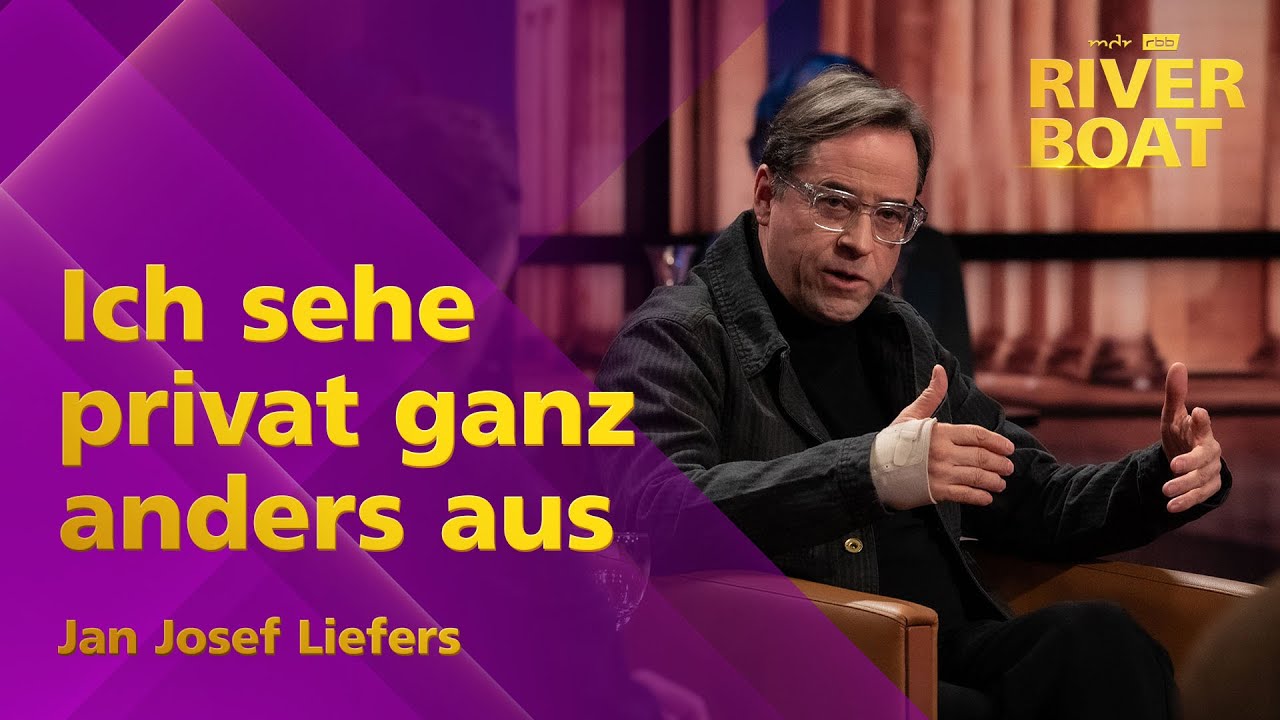 Der Boerne-Bart ist echt - Jan Josef Liefers im Riverboat