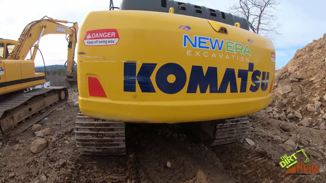 Komatsu PC360-10 and Indeco HP10,000 Hammer Walk-around