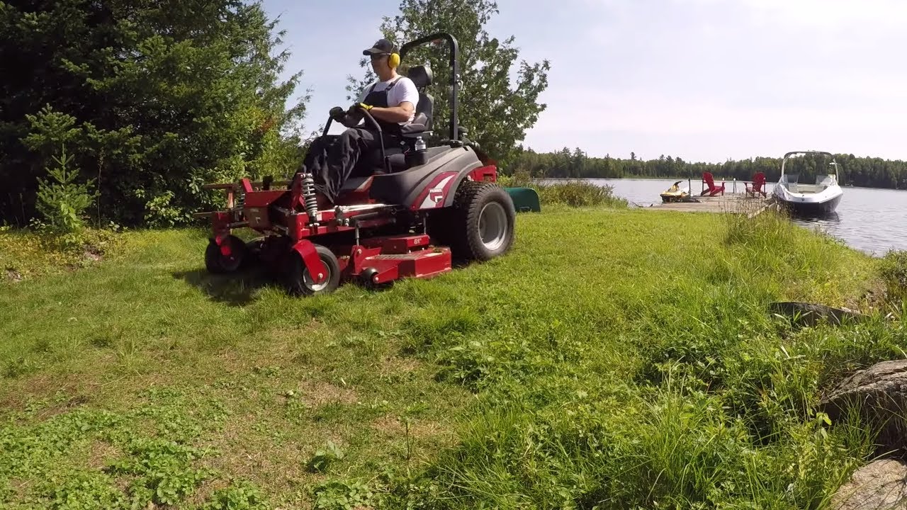 #324 FERRIS ISX3300 Zero Turn Mower. September Mow. Fast and Nimble! Plus a tour around the lake.