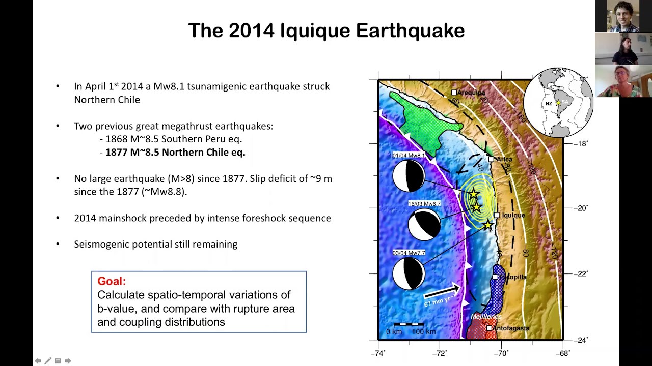 Hans Agurto-Detzel - Frequency-magnitude distribution of megathrust earthquakes